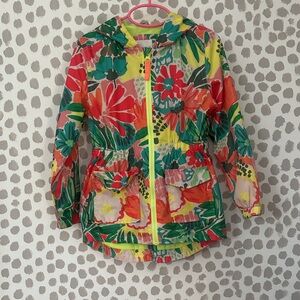 Cat & Jack Colorful Floral Raincoat